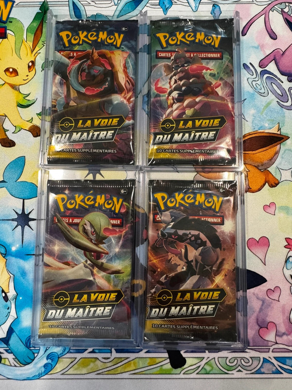 Arset Pokémon 4 boosters La voie du maitre EB 03,5 2020 scellé/fr/officiel