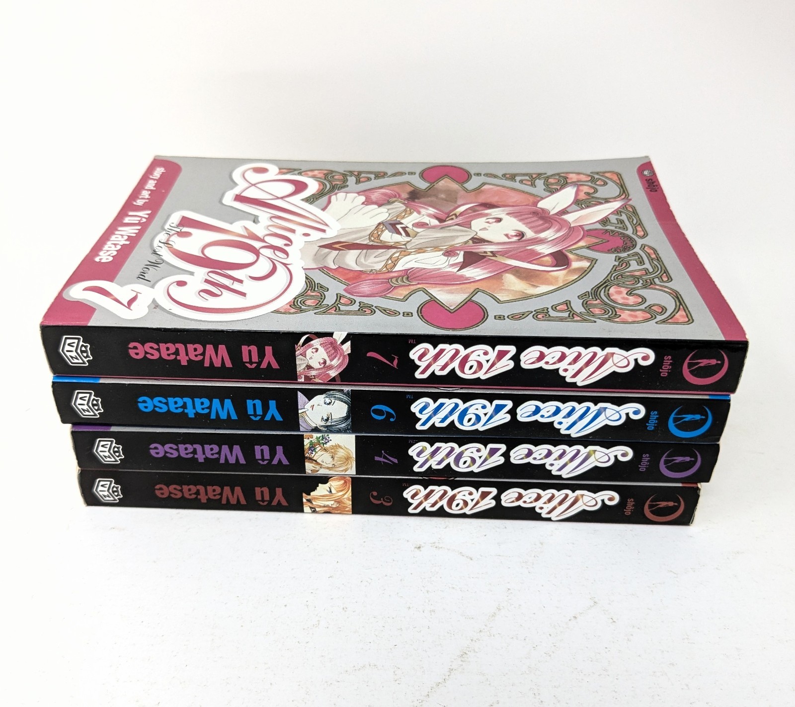 Alice 19th Manga Set Vol 3-4, 6-7 di Yû Watase Copertina Morbida VIZ Media Inglese Pb
