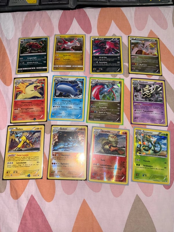Lotto carte pokemon