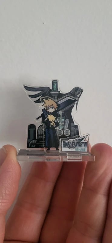 Figura acrilica Final Fantasy VII