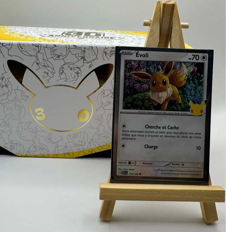 Carte Pokémon 30 ans Évoli