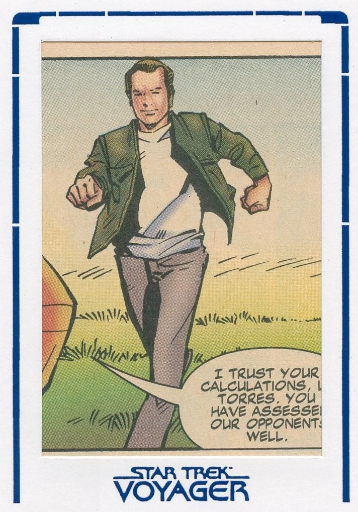 LE VHTF Star Trek Voyager A&I Chase Card C1 Star Trek Voyager (1996) Issue #1 AA
