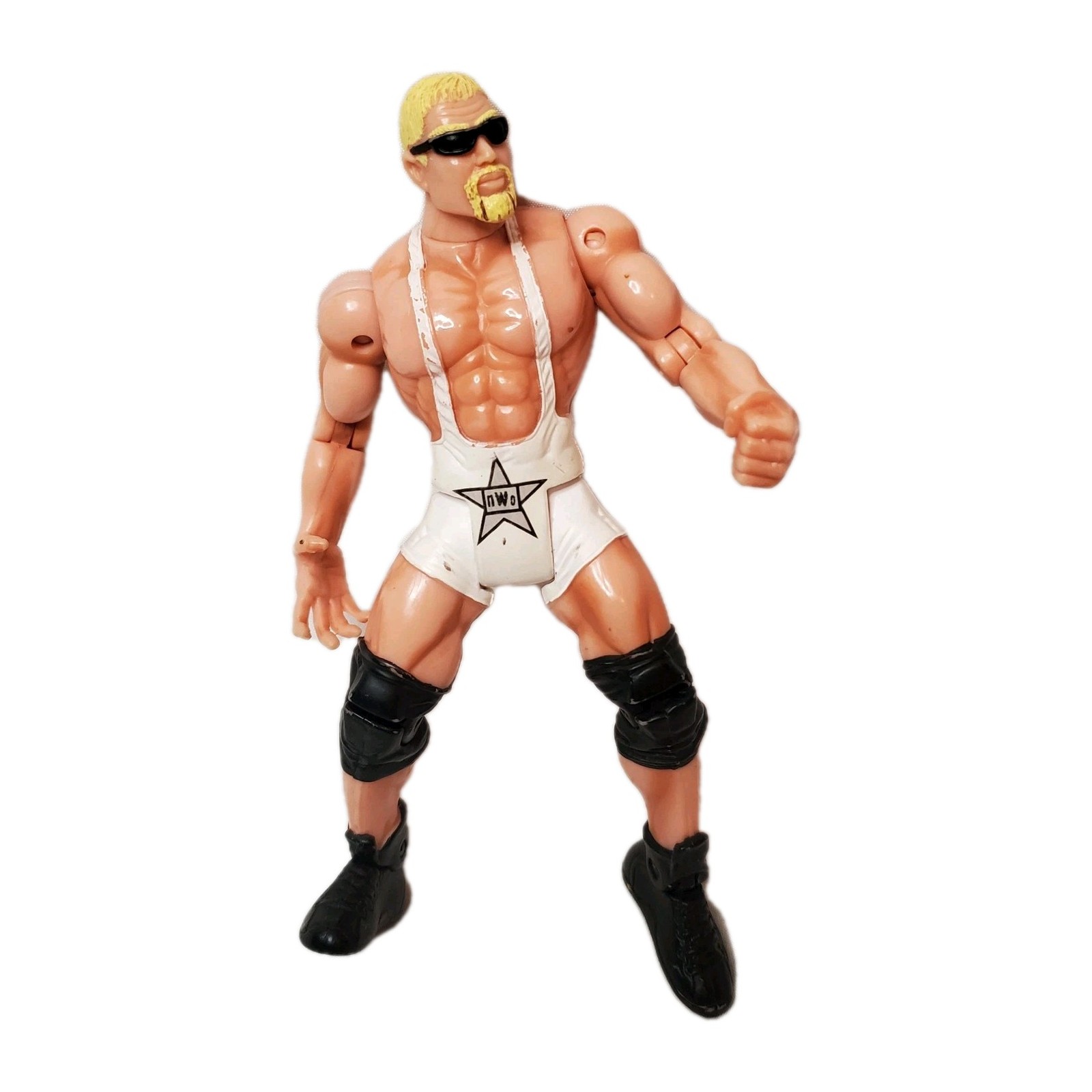 Modellino Scott Steiner Ring Fighters WCW nuovo senza etichette 1999 Toybiz