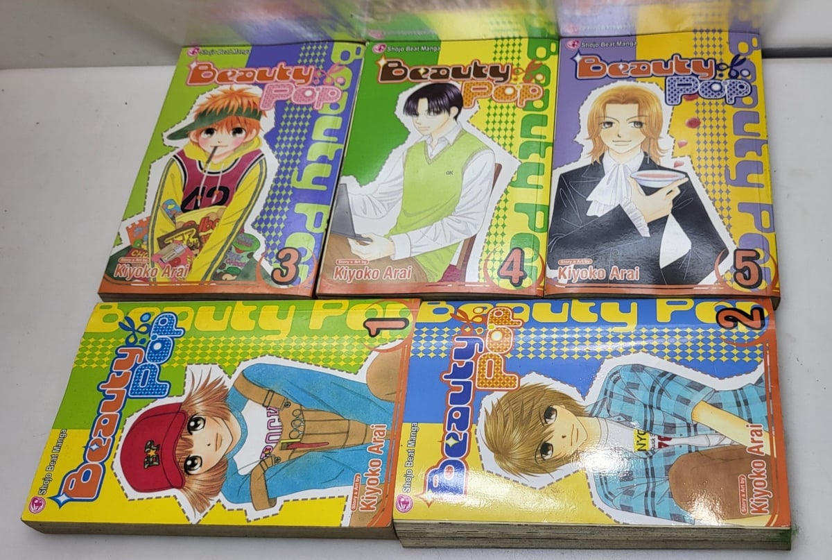 VIZ BEAUTY POP MANGA LOTTO SET VOLUMI 1-5 USATI