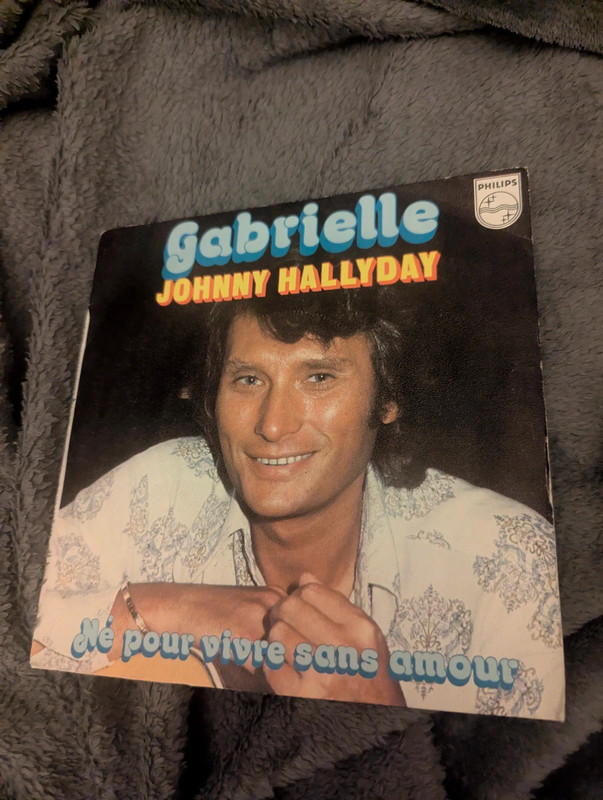 Johnny Hallyday Gabrielle vinyle 45 tours