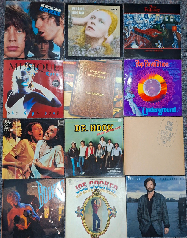 18X Schallplatten Vinyl LP aus Bereich: Rock Pop 70er/80er/90er