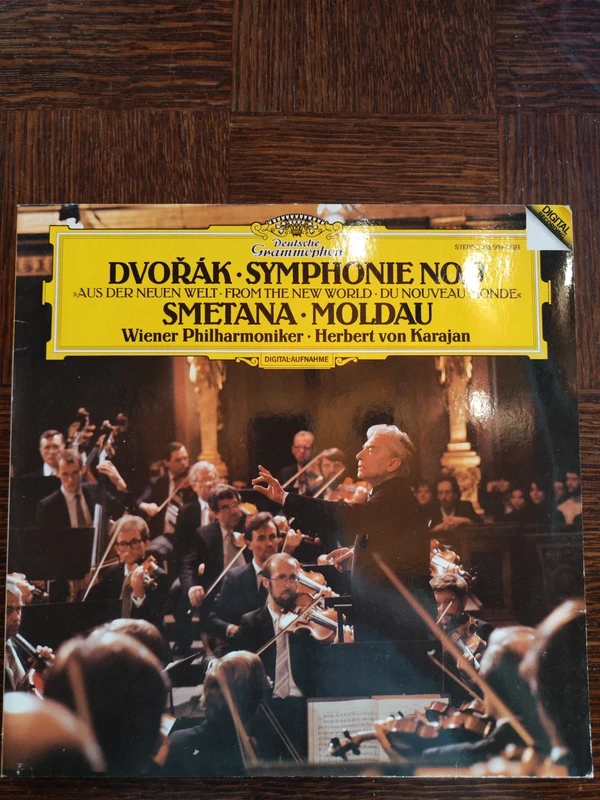 Vinyle 33T Herbert von Karajan : Dvorak Symphonie n9 du nouveau monde