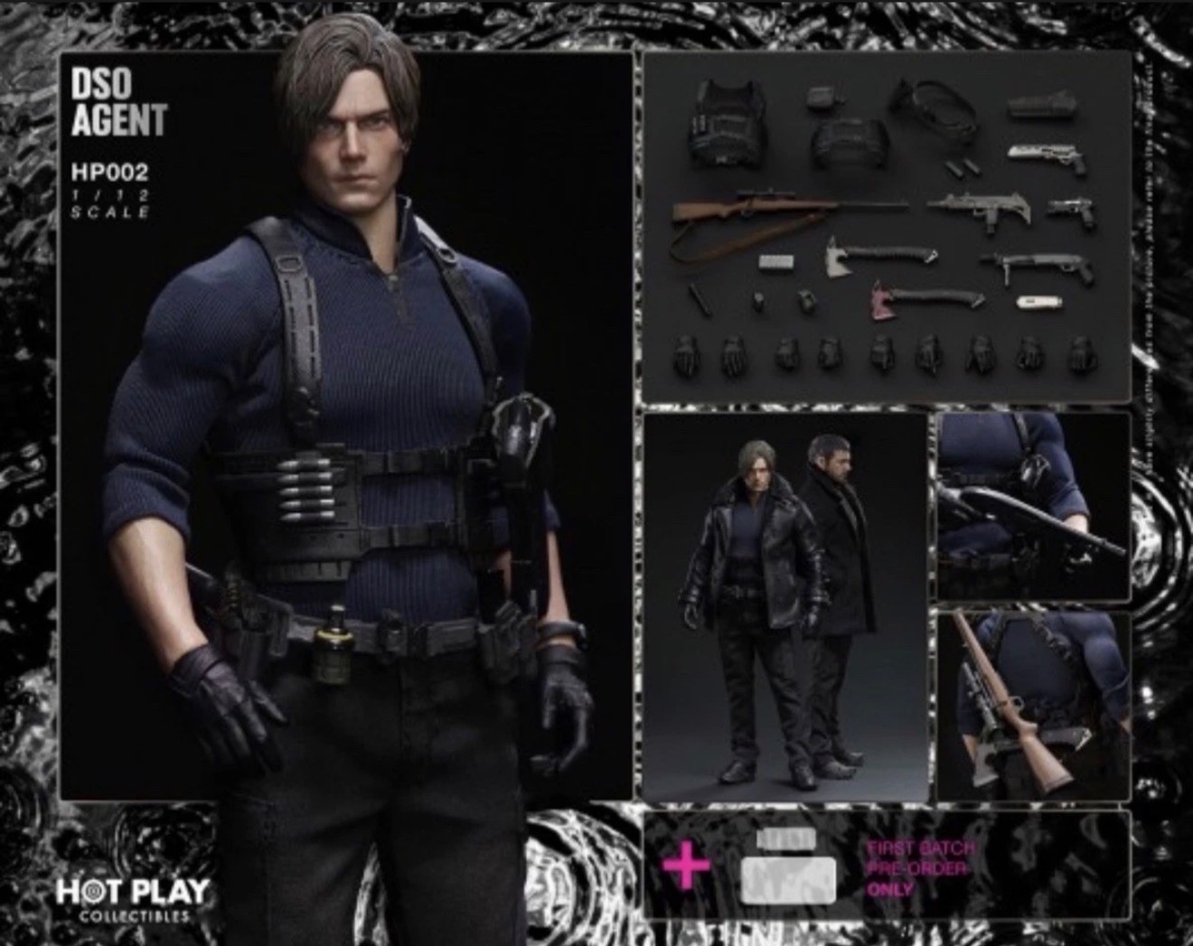 Resident Evil Leon Kennedy Hot Play HP002 DSO Agent PRESALE ✈️