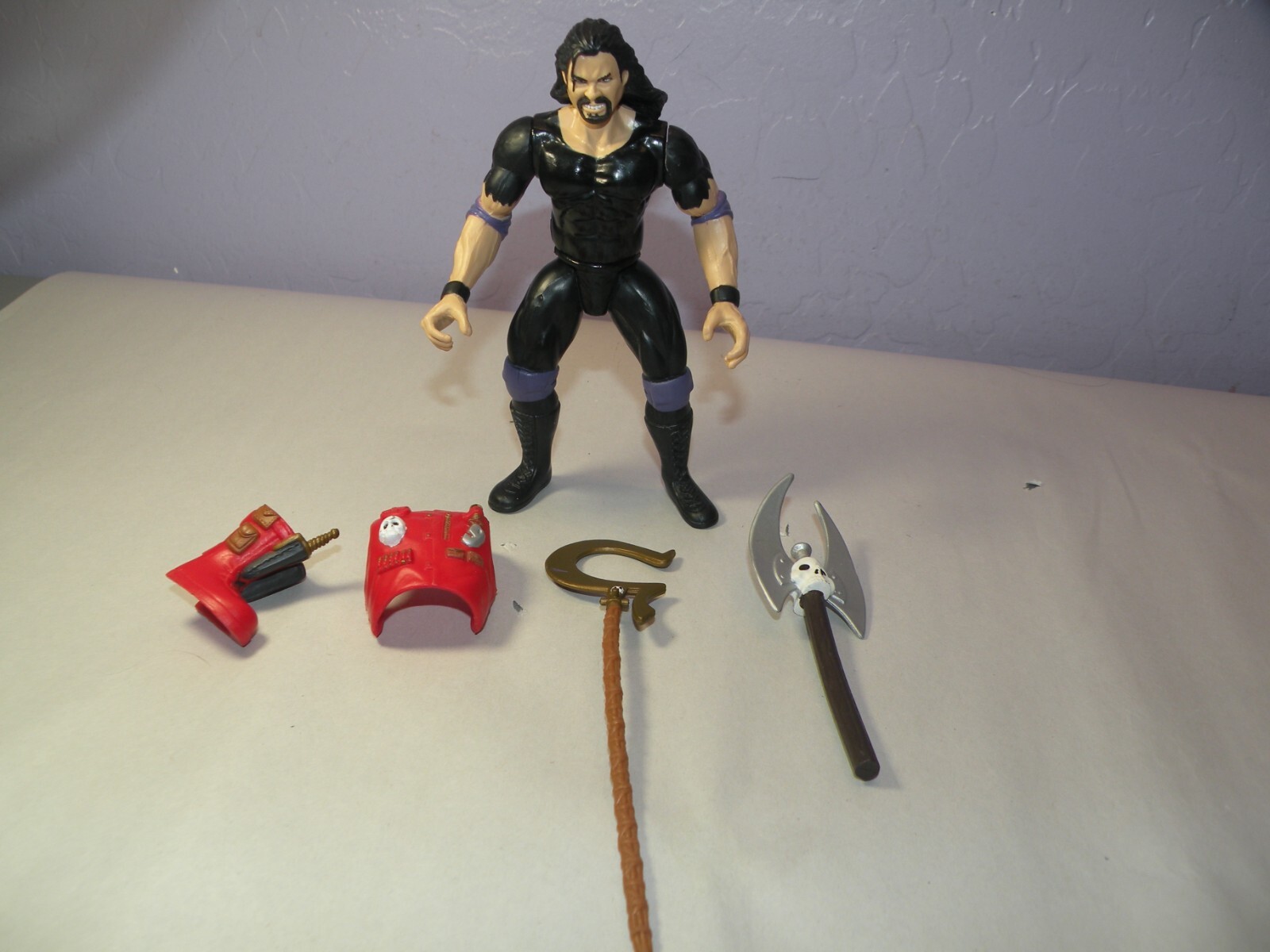 FIGURINA UNDERTAKER 1998 JAKKS PACIFIC WWF STOMP WAR ZONE SERIE 1 