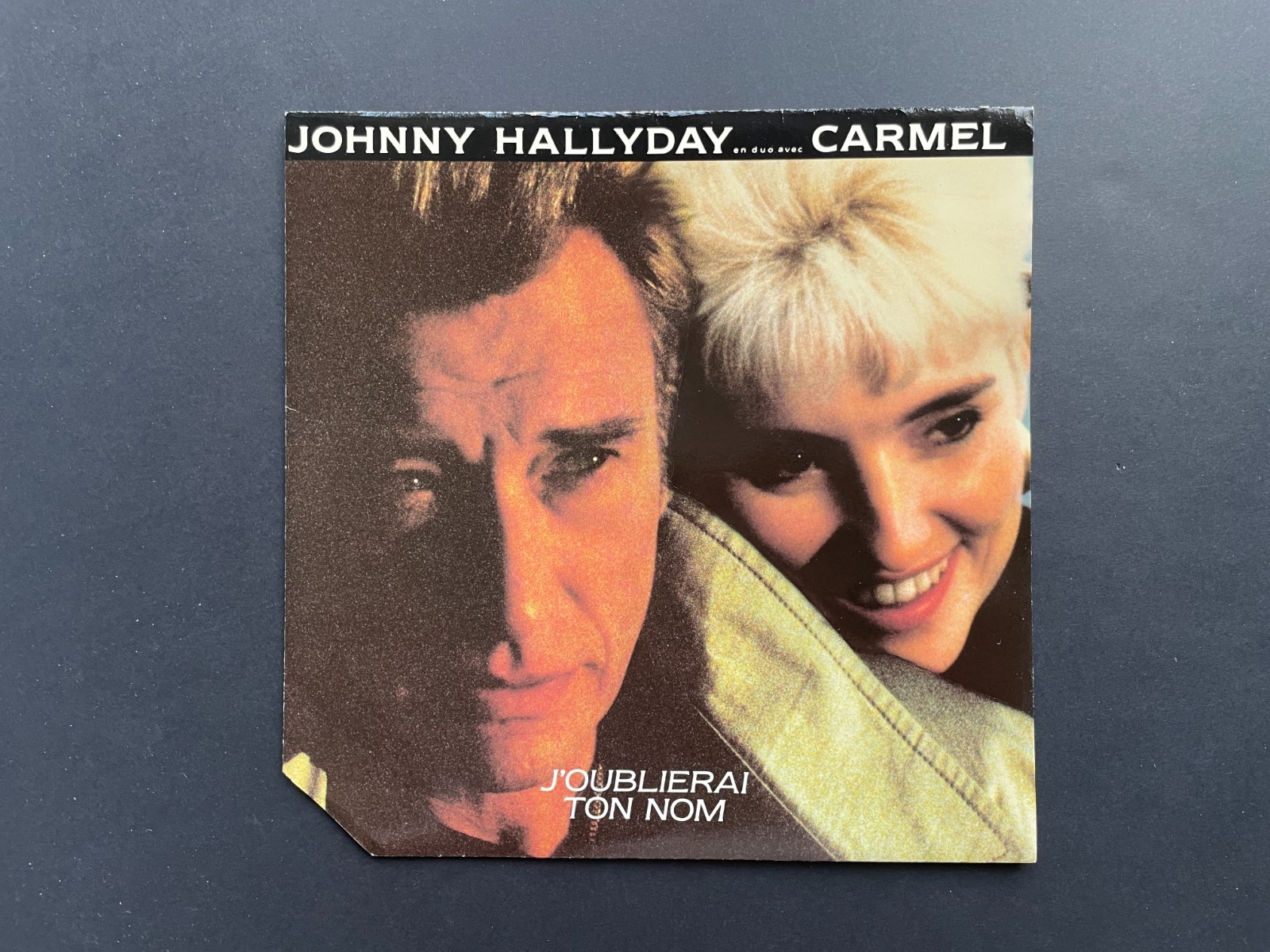 Pochette Seule - 45 Tours Johnny HALLYDAY - JOHNNY HALLYDAY CARMEL - 888 381 7