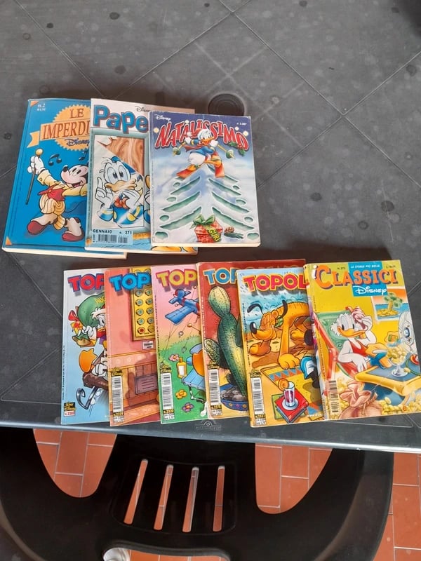 9 fumetti topolino