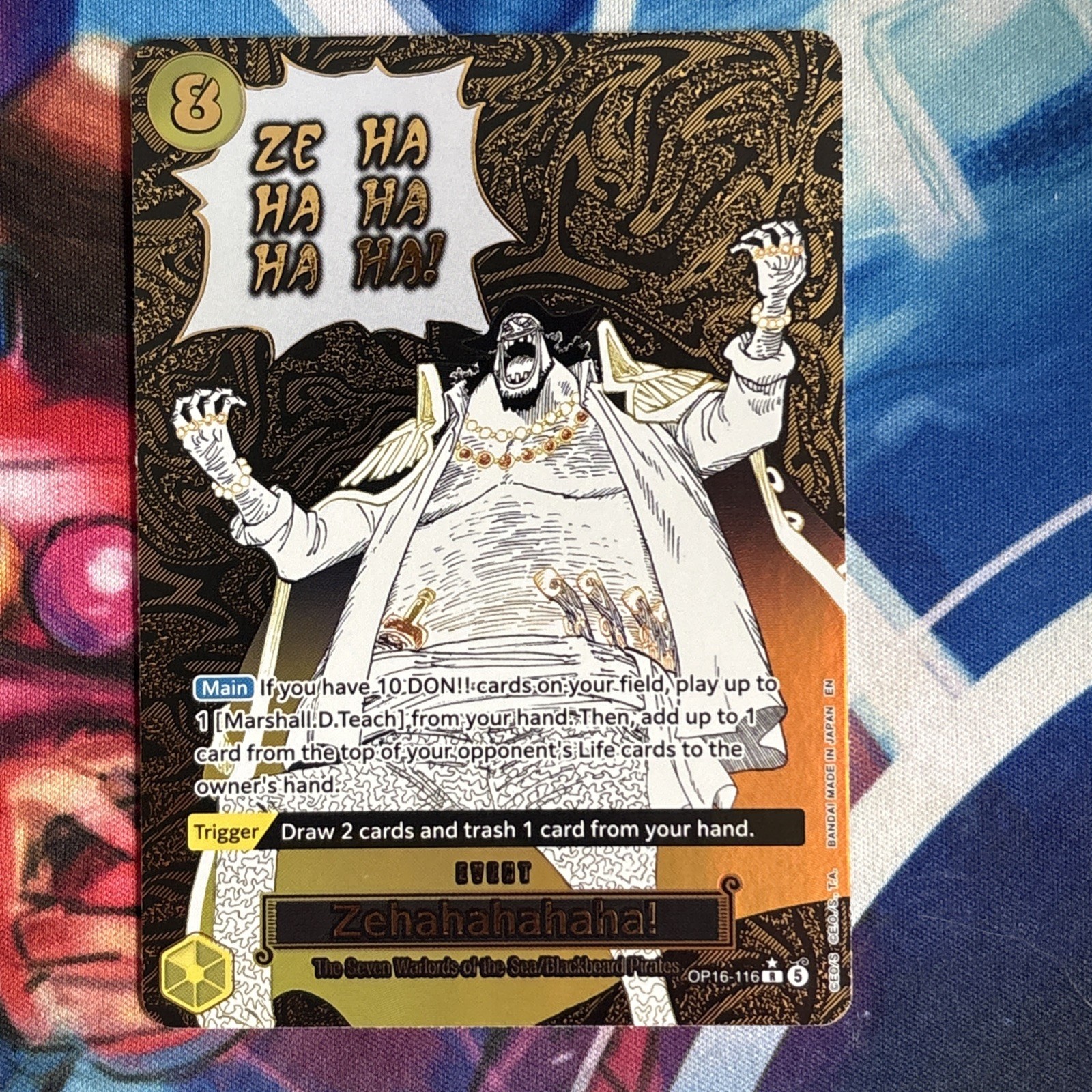 Bandai One Piece Card Game Zehahahahaha! OP16-116 AA