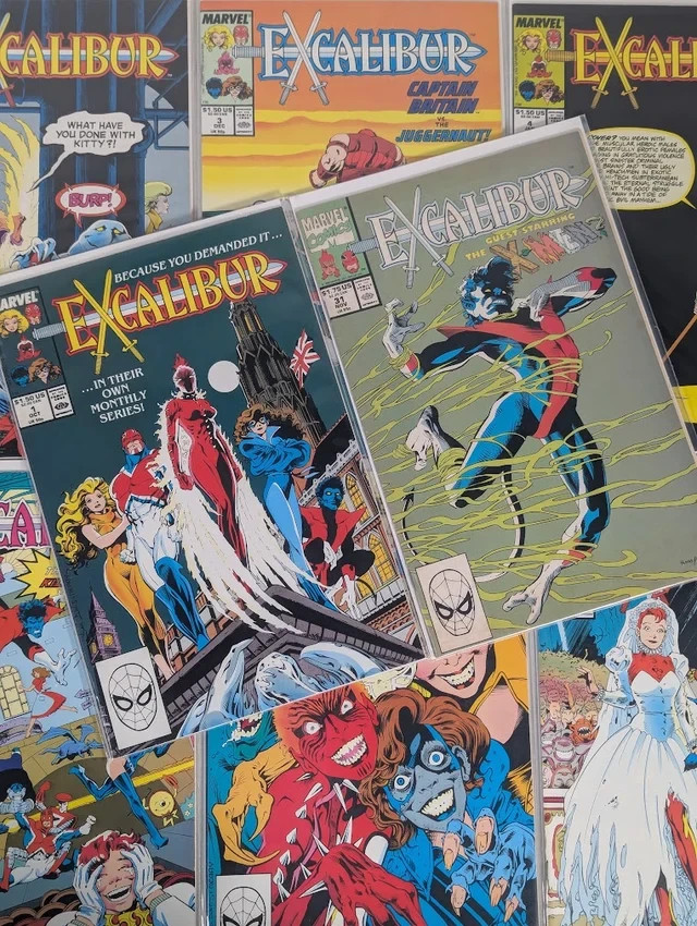 Marvel Excalibur 1988 Issues 1 - 31 Comic Book Bundle MISSING 20, 26, 27, 29, 30