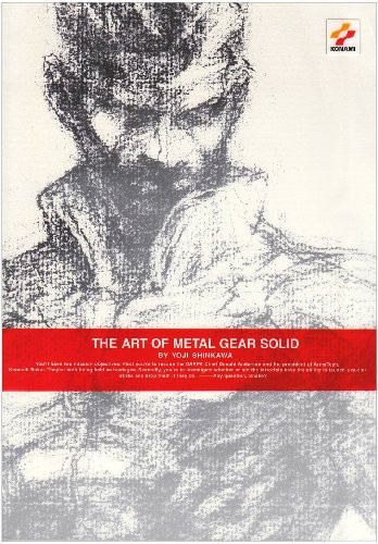 Usato THE ART OF METAL GEAR SOLID Yoji Shinkawa Art Book forma libro JP