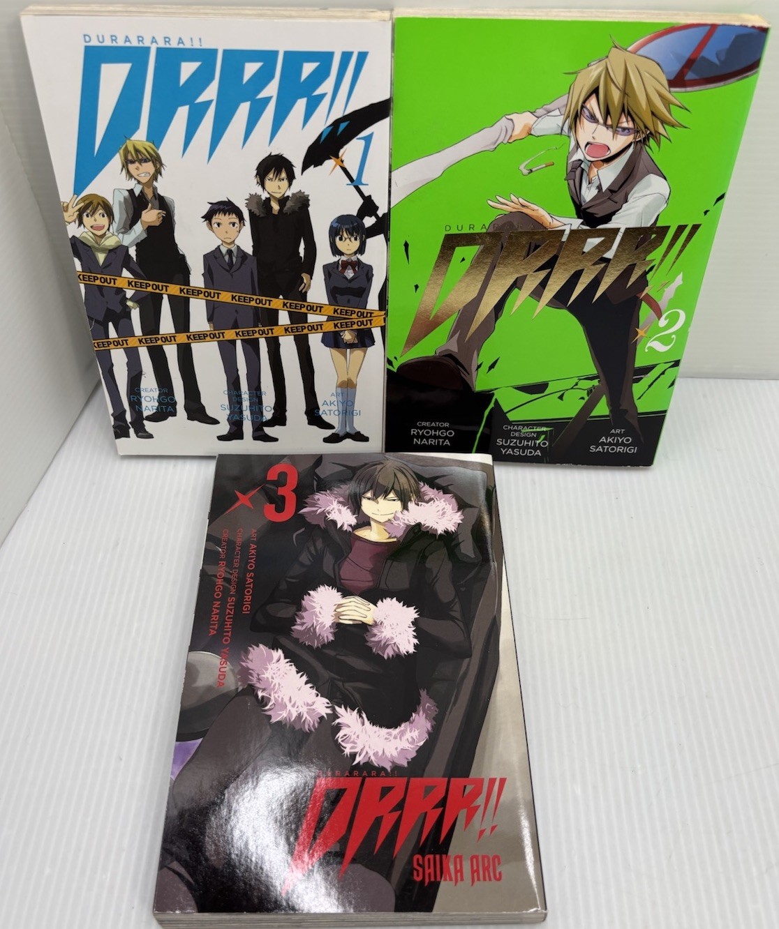 Durarara!! Vol. 1-4 brossura 1 2 3 Ryohgo Narita