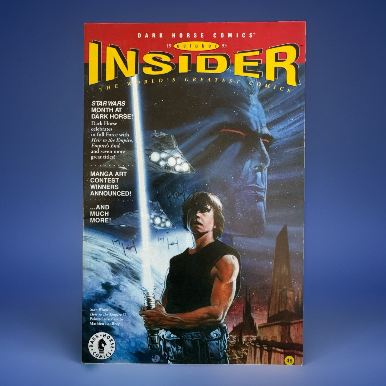 Dark Horse Insider 46 1995 Star Wars Heir To The Empire 1st App Thrawn  Promo