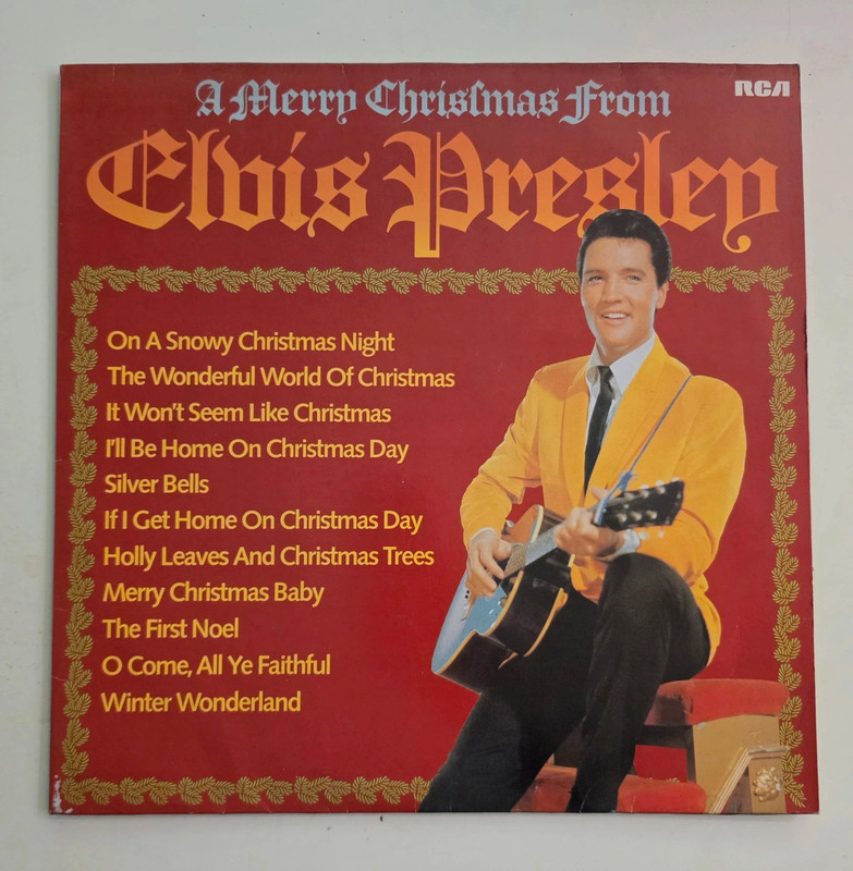 Vinyle Elvis Presley "A merry Christmas from Elvis" 1982
