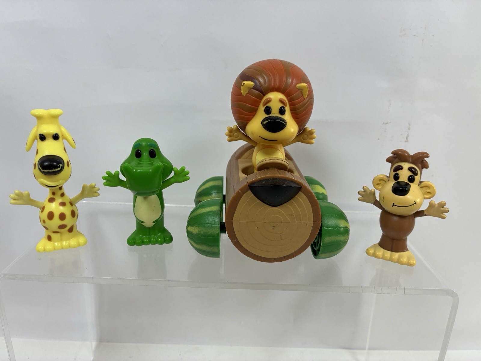 Raa Raa il passeggino cubbioso con figure Raa Raa Topsy, Ooo Oo e Crocky