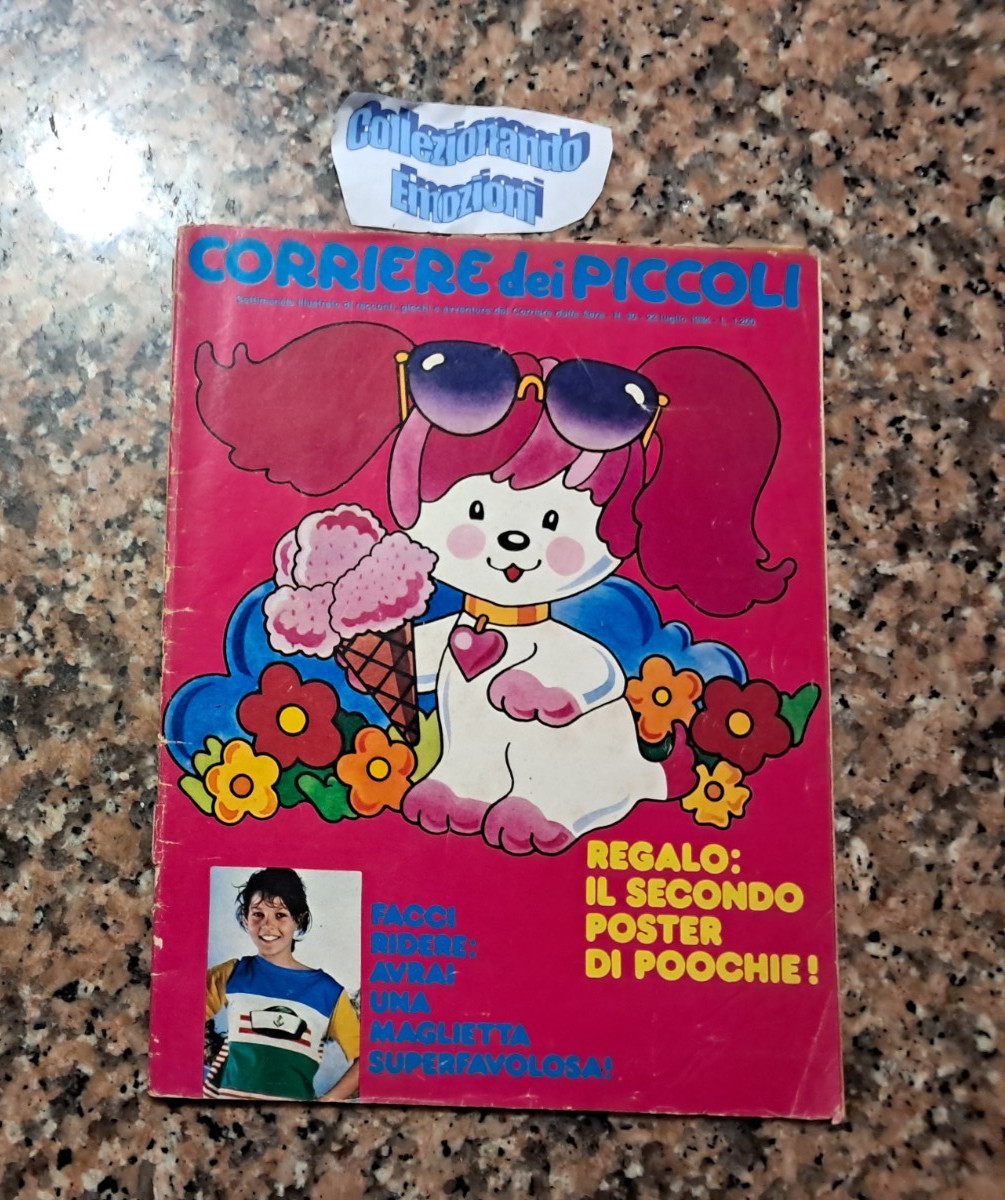 Corriere dei piccoli 30 1984-Poochie Poster-Hallo Spank-Il tulipano nero-