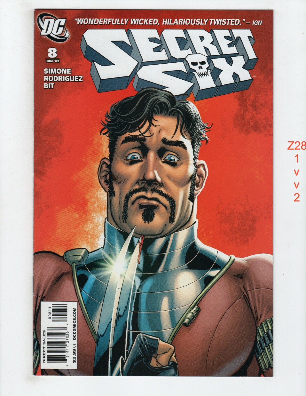 Secret Six #8 VF/NM 2008 DC z2812