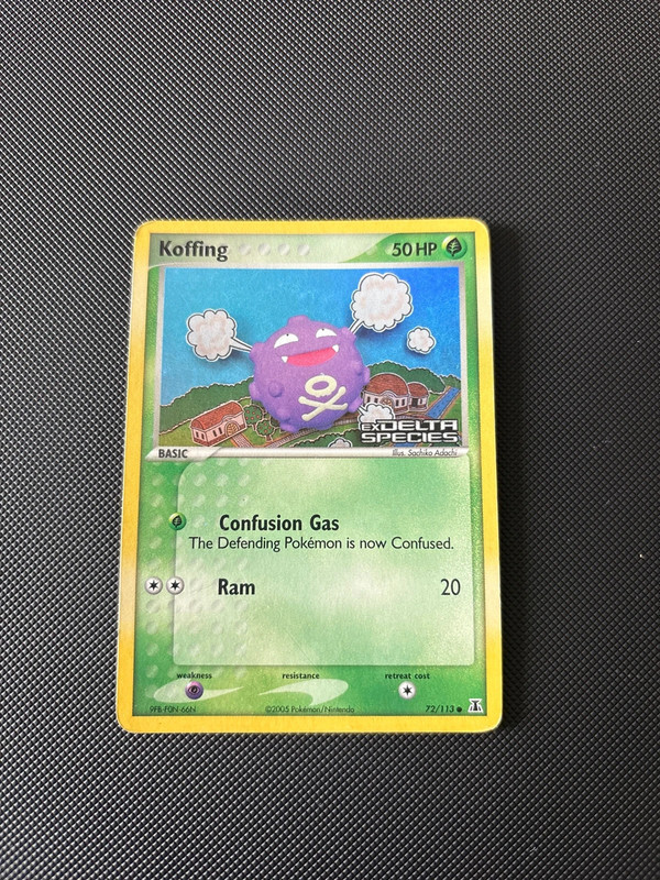 [LP/HP] Koffing holo EX Delta Species stamped 72/113