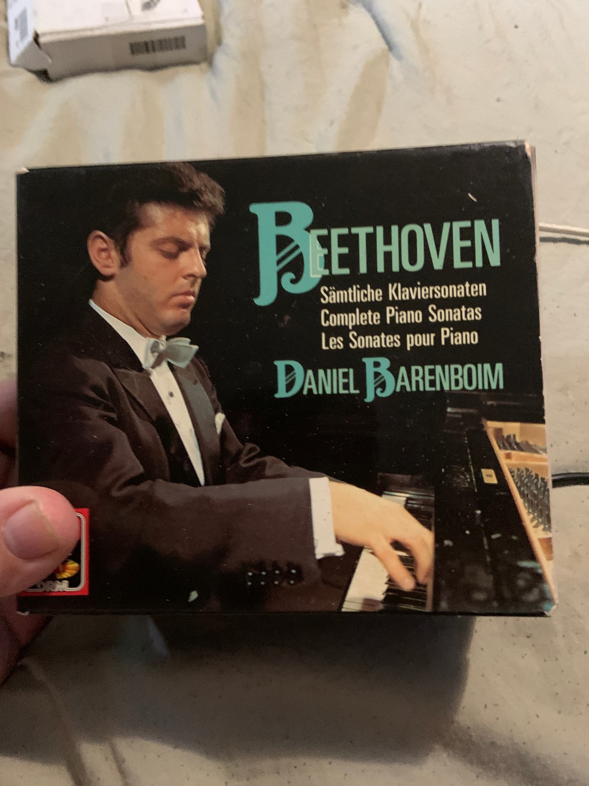 Beethoven: Daniel Barenboim – The Complete Piano Sonatas (10 CD Set 1989 EMI) VG