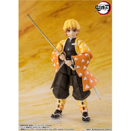 Modellino rivendita Bandai SHiguarts Demon Slayer Kimetsu Zenitsu Agatsuma pre ottobre