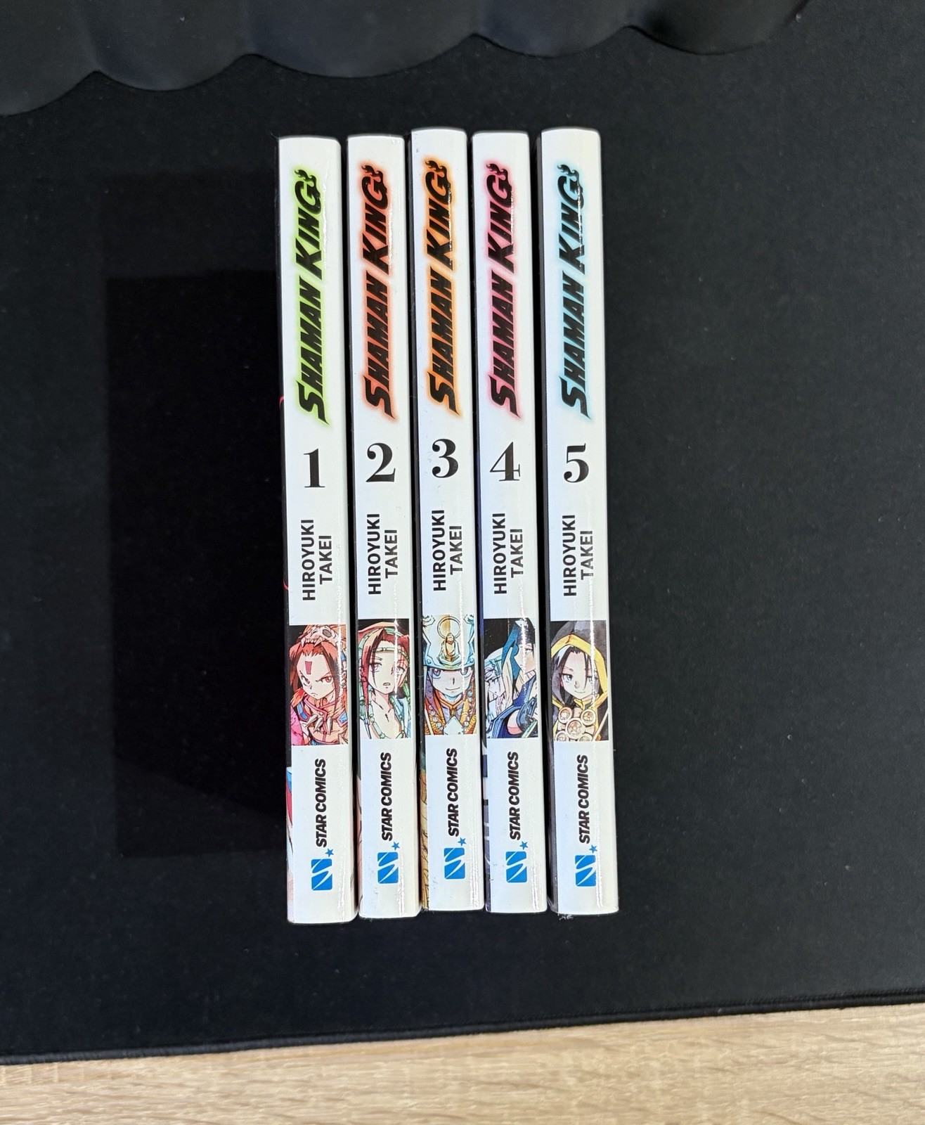 Shaman King vol. 1-5 lotto 5 manga Star Comics Hiroyuki Takei ITA brossura