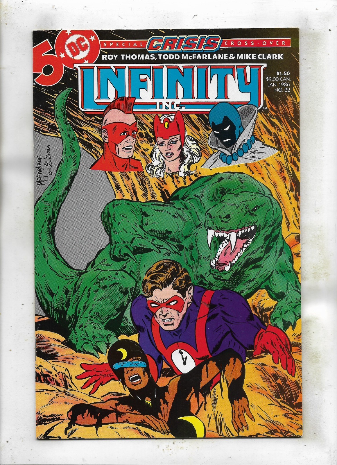 Infinity Inc. 1986 #22 Very Fine