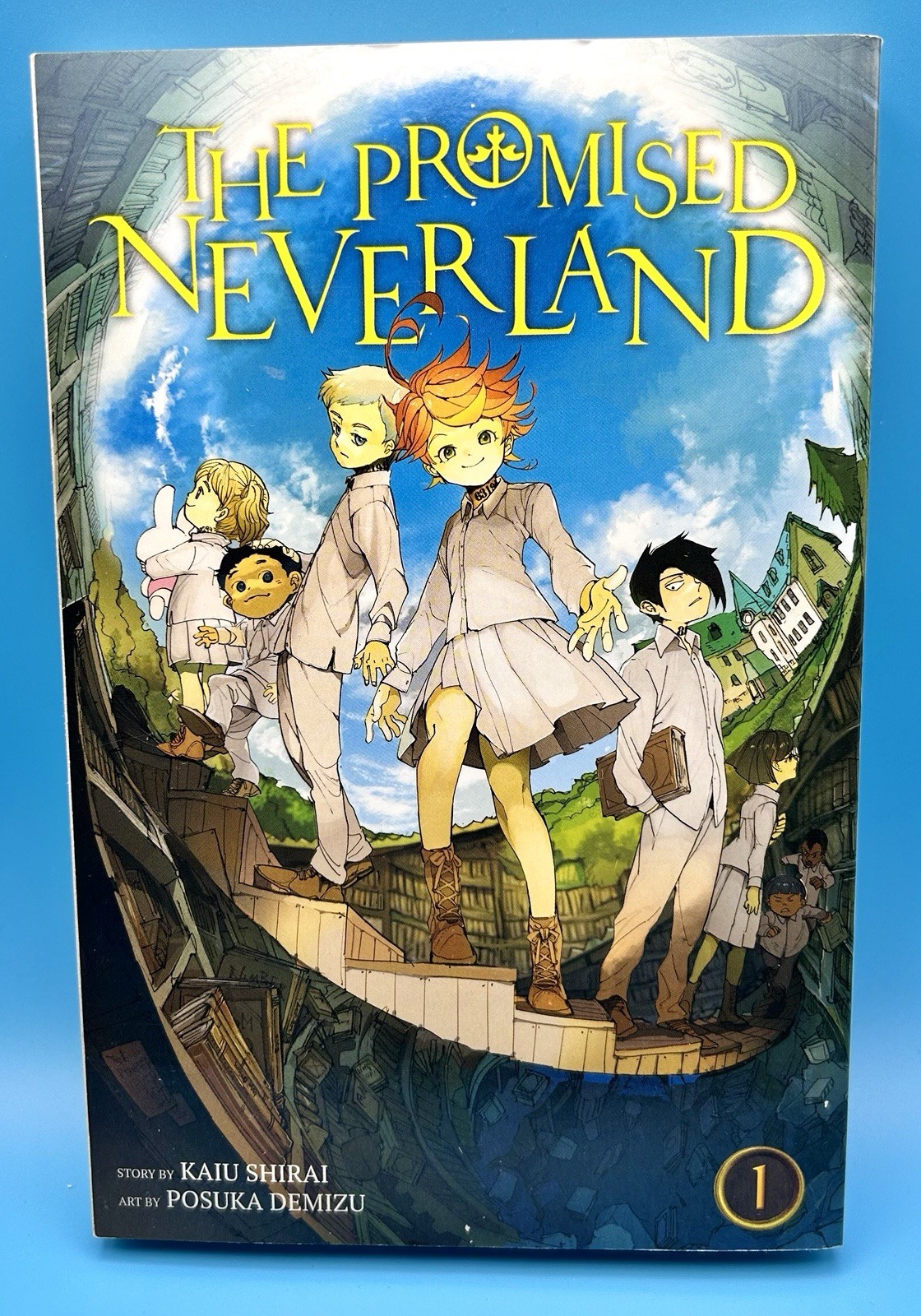 The Promised Neverland Vol 1 Manga Copertina Inglese Kaiu Shirai - Ottimo