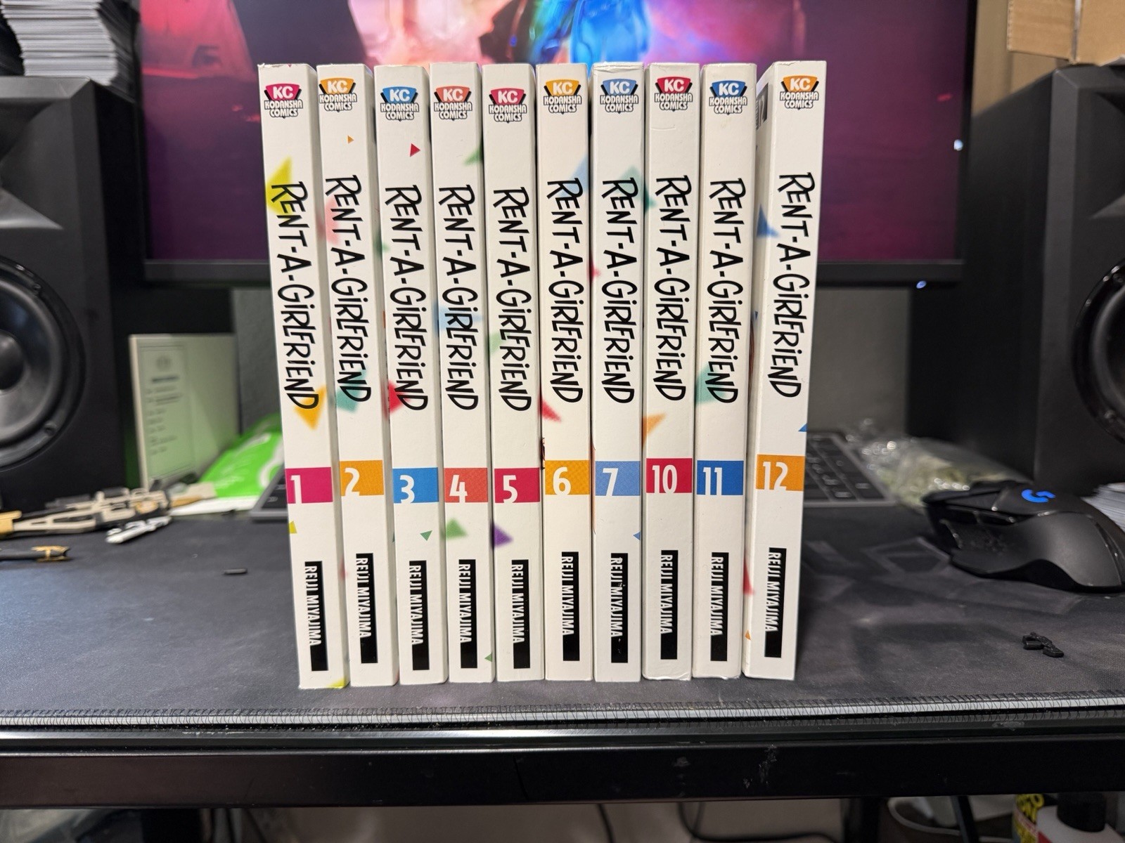 Rent A Girlfriend serie manga lotto volumi 1-7 10-12 inglese di Reiji Miyajima