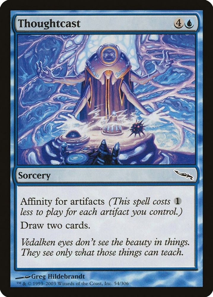 2003 Magic: The Gathering: Mirrodin - Thoughtcast (#54, C, Near Mint)