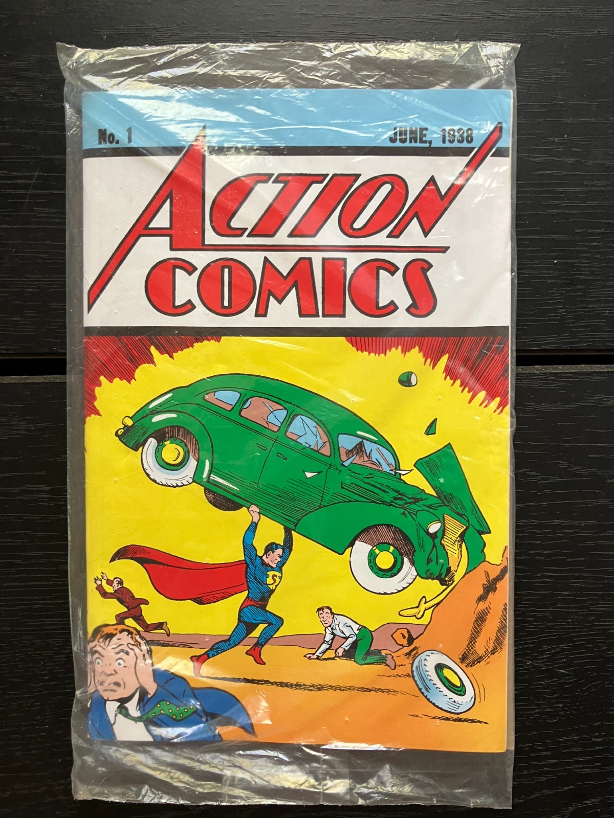 Action Comics #1 Reprint Loot Crate DC Superman COA