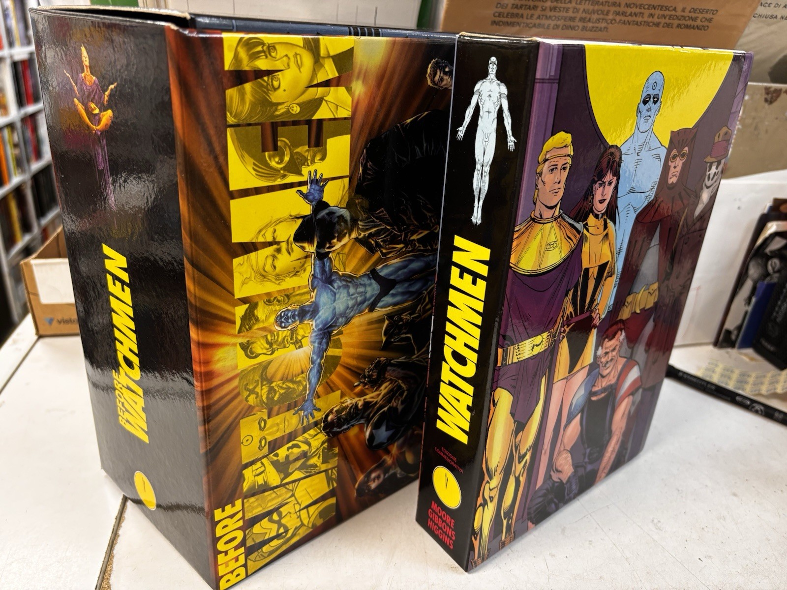 V30 BEFORE WATCHMEN  E  WATCHMEN SPILLATI CON COFANETTO BOX RW LION