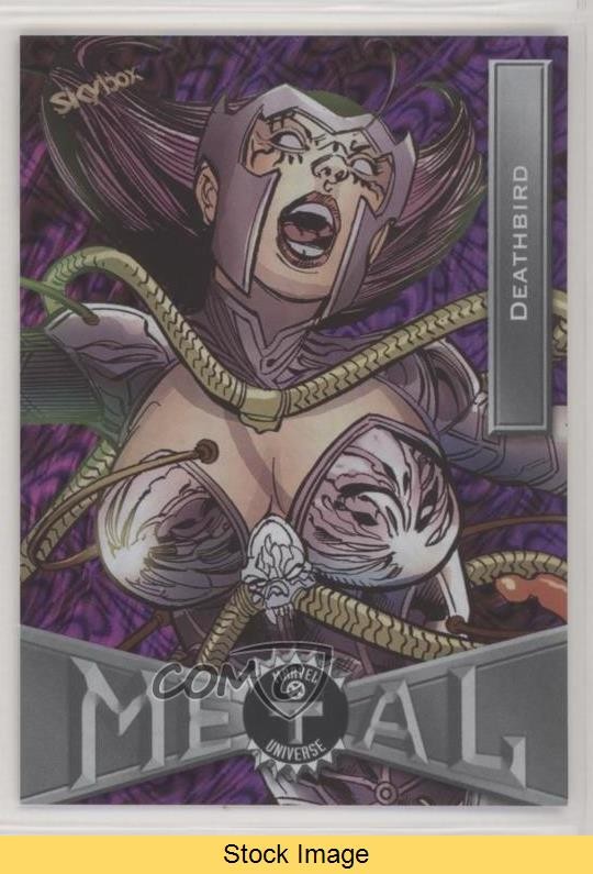 Upper Deck 2020 Marvel X-Men Metal Universe Grandioso Deathbird #80 LEGGI kh0