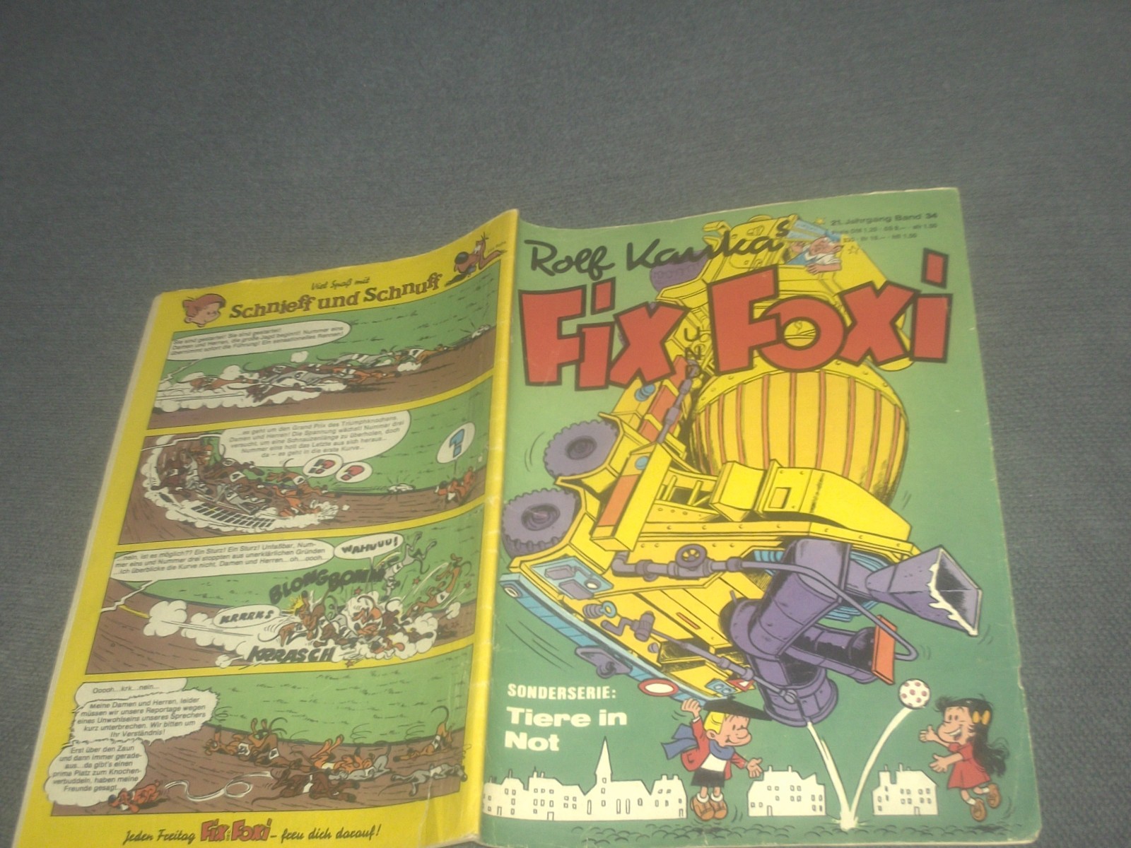 FIX E FOXI FUMETTO QUADERNO 21° ANNO VOLUME N.34 CON LUPO SOLITARIO + ORSO KIORA