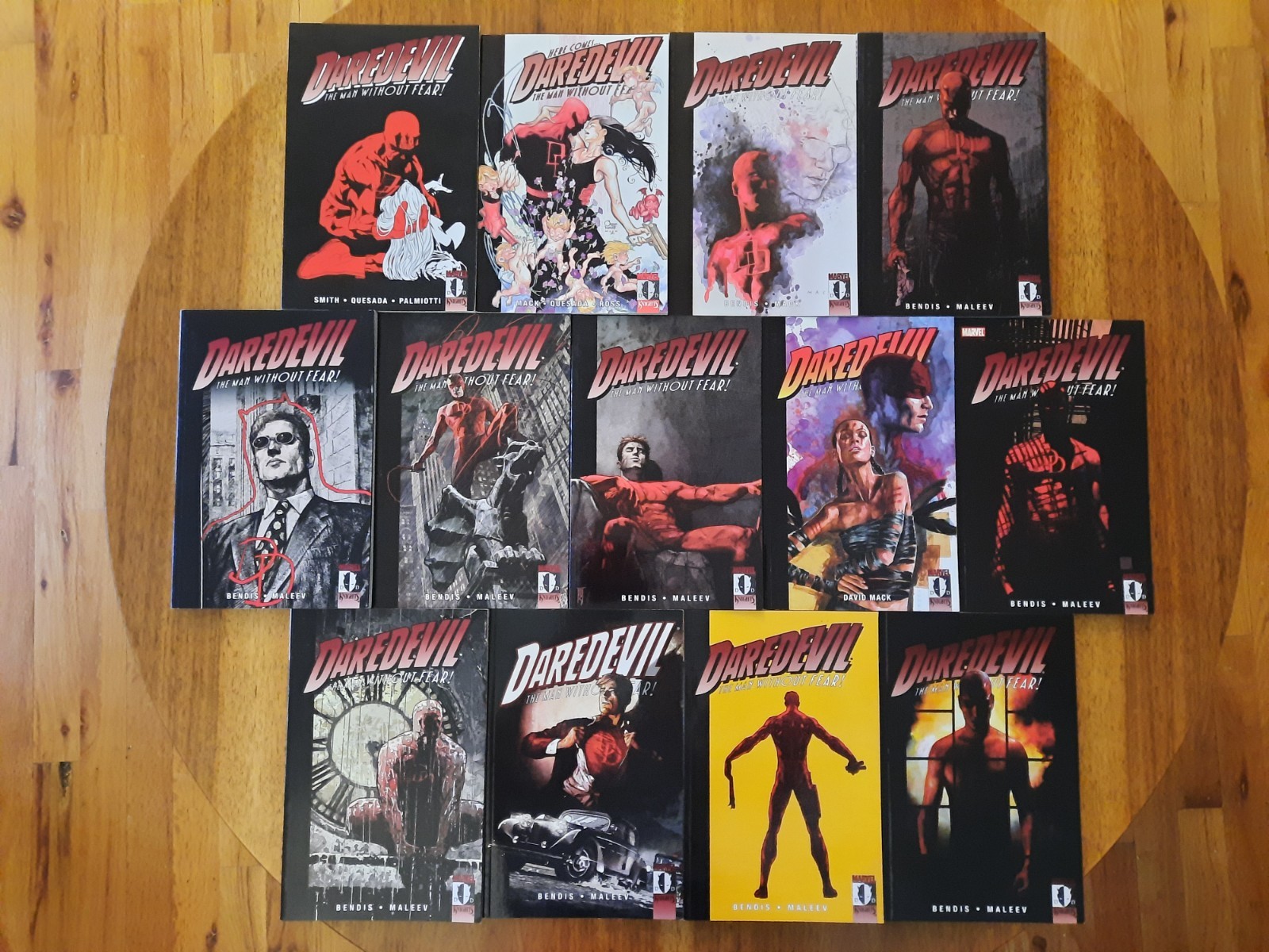 Lotto Daredevil Marvel Knights TPB - Vol 1-13 ~ tiratura completa ~ Bendis & Mack