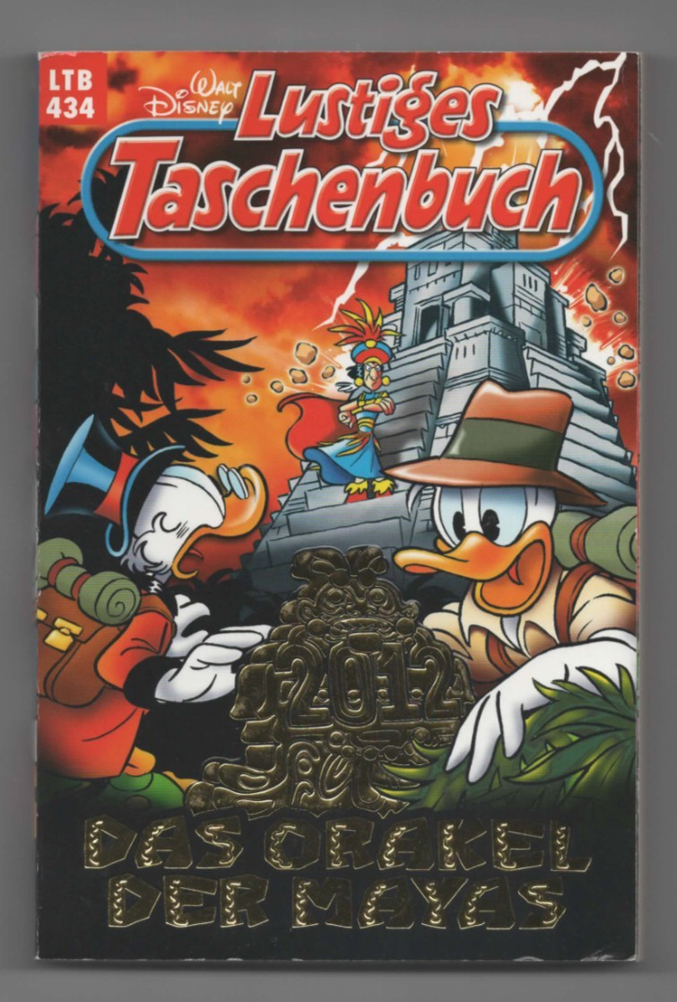 LTB 434 DIVERTENTE LIBRO TASCABILE - L'ORACOLO DEI MAYA - DONALD DUCK - TOPOLINO *