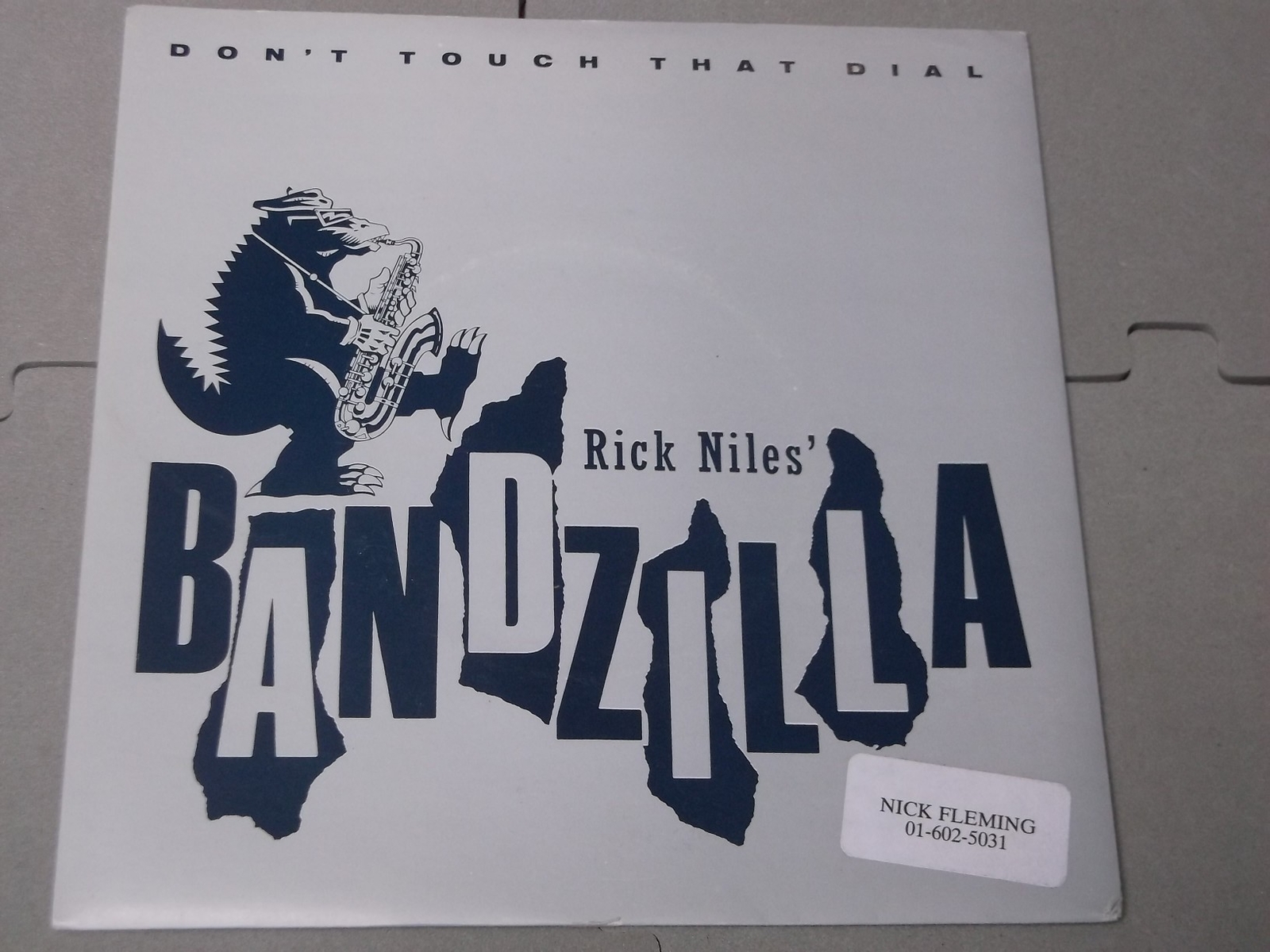 Bandzilla:   Don't Touch That Dial  PROMO   7"   Near Mint Unplayed