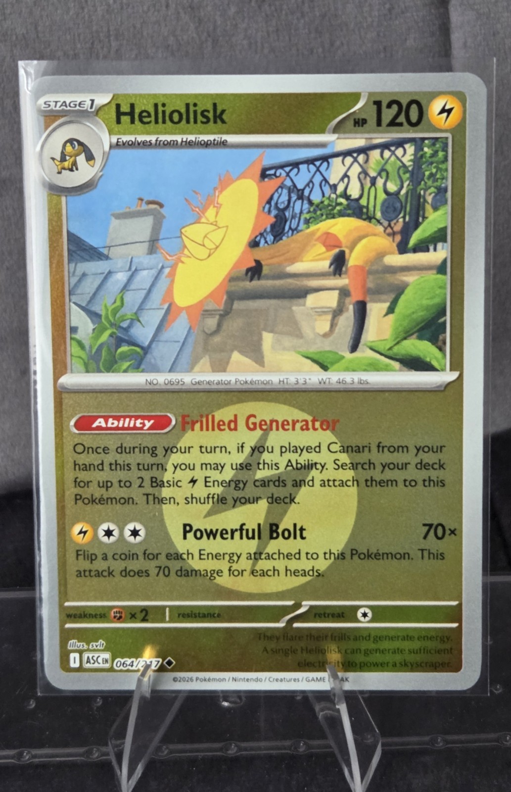 Heliolisk - (Modello Simbolo Energetico) 064/217 Me: Ascended Heroes Reverse Holo