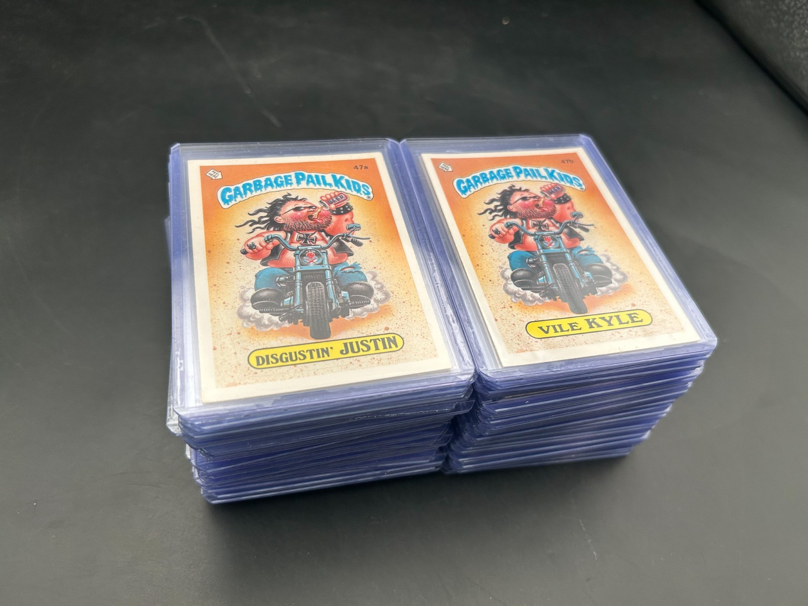 Spazzatura secchio bambini 1985 originale serie 2 - set completo 84 carte ex/vg spedizione gratuita