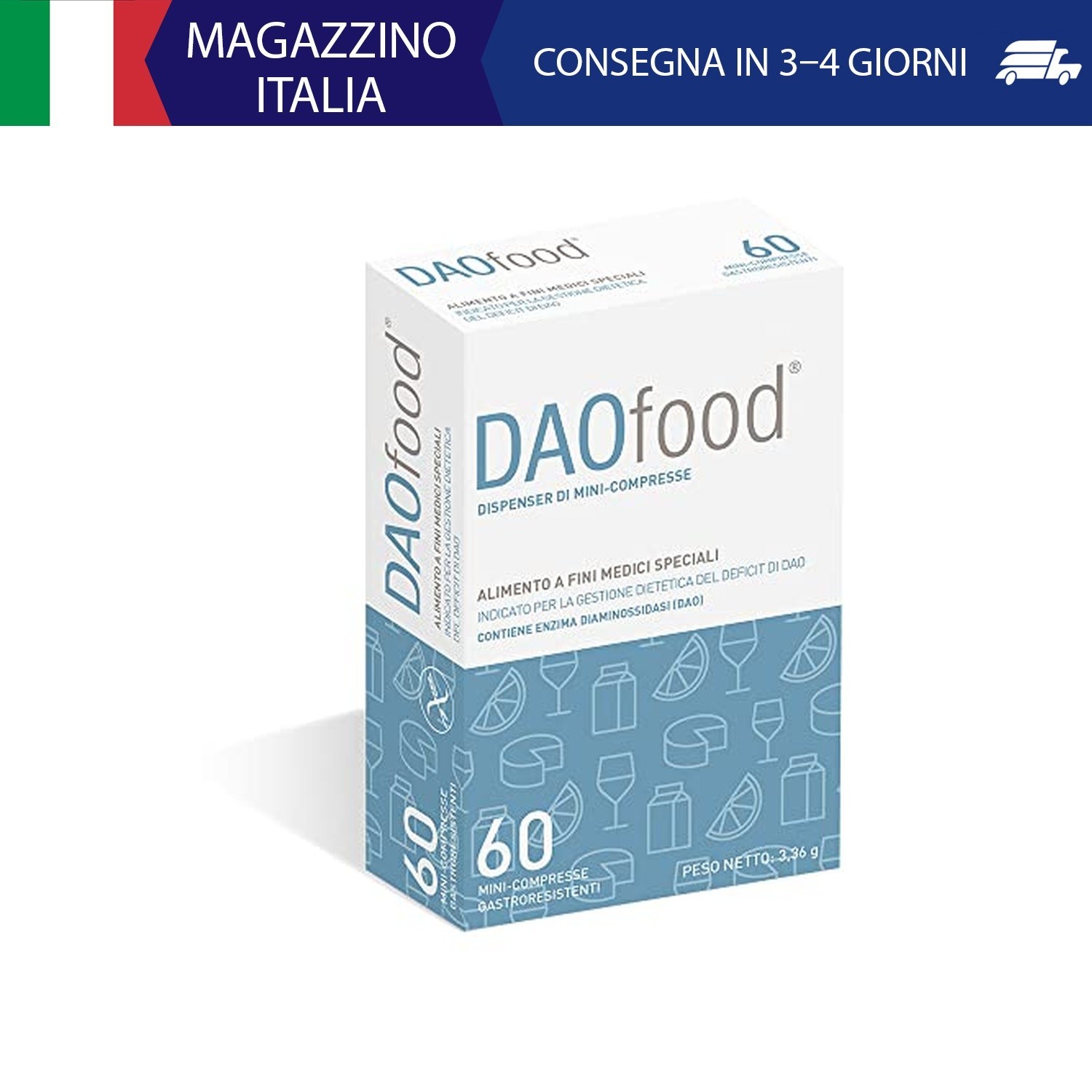 DR Healthcare - DAOfood - Enzima DAO - Supporta l’Equilibrio dell’Istamina Alime