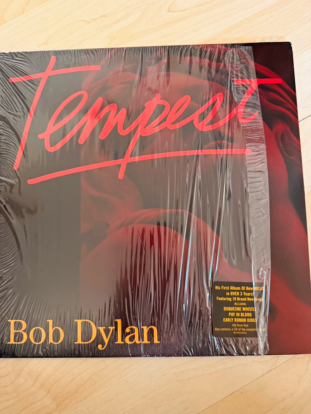 Bob Dylan: Tempest Vinyl LP VGD++