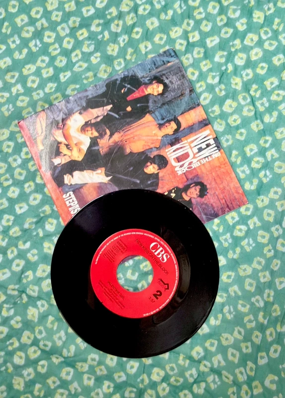 Vintage New Kids On The Block NKOTB Step By Step vinyl single 1990 jeugdsentiment jaren 90