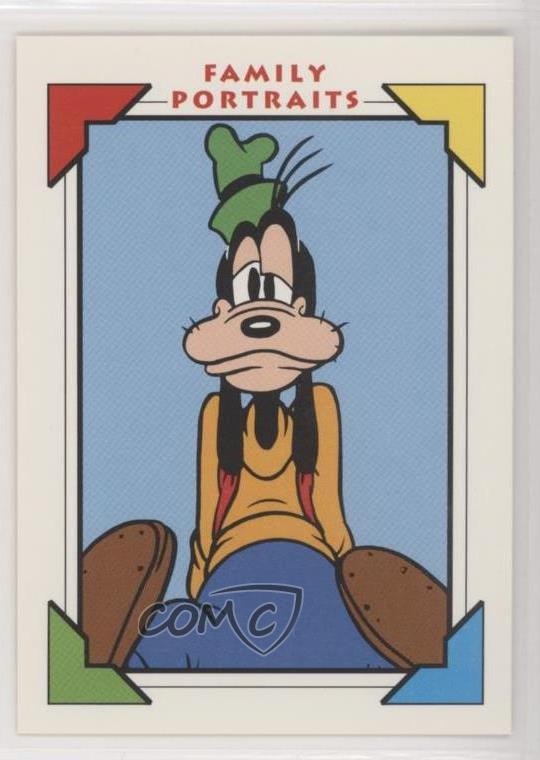 1991 Impel Disney Ritratti di Famiglia Biografia di Pippo #108 0v7