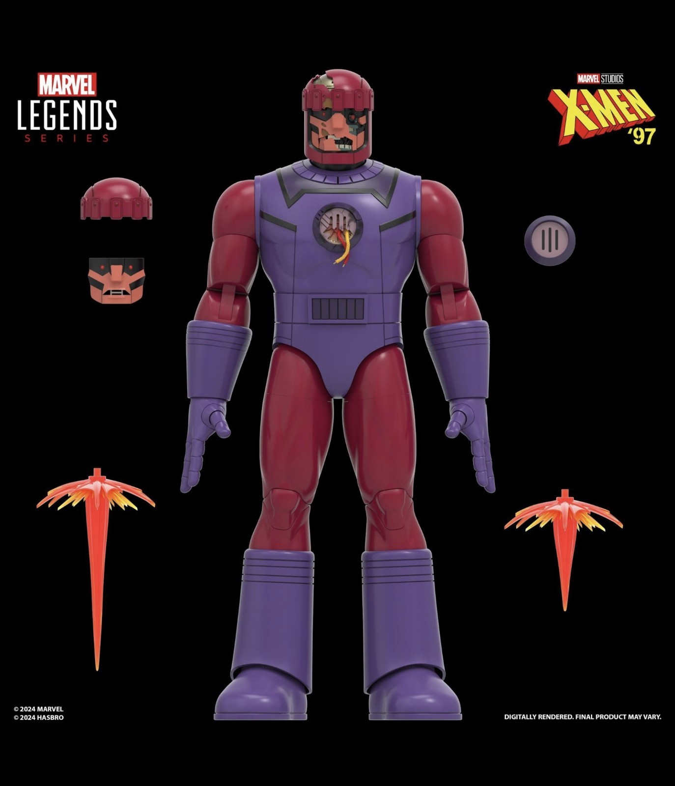 X-MEN '97 SENTINELLA HASBRO NUOVA CON SCATOLA MARVEL LEGENDS