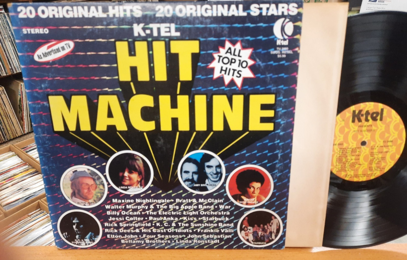 LP / Various Artists / 1976 / K-Tel Hit Machine / Plays VG+/++
