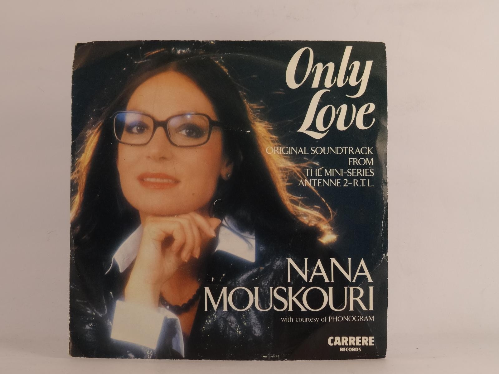 NANA MOUSKOURI ONLY LOVE (91) 2 Track 7" Single including Picture Sleeve CARRERE