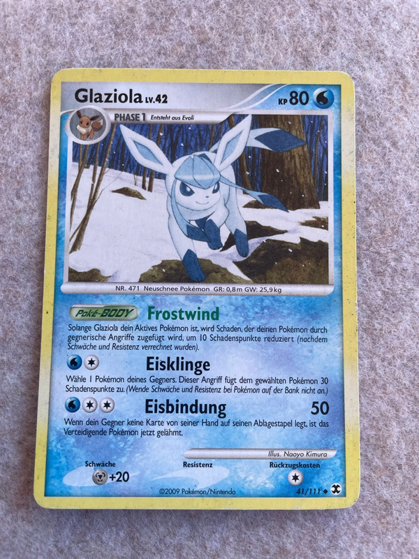 Pokemonkarte - Glaziola