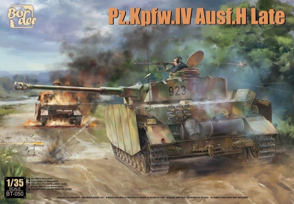 Border Model BT-050 Pz.Kpfw. IV Ausf. H Late 1:35 Panzer Kit